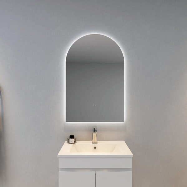 Arch LED Backlit Mirror