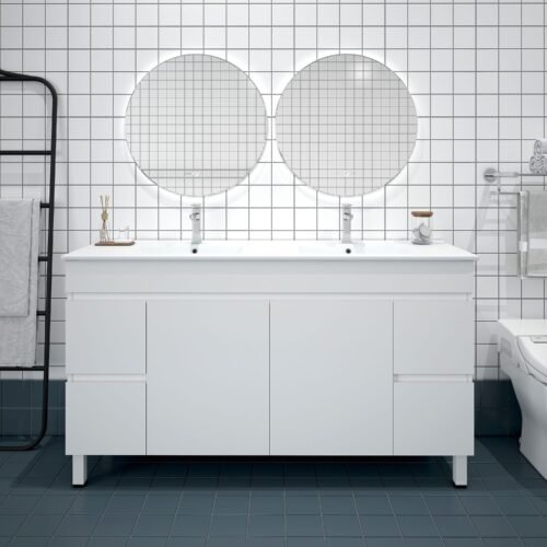 BIANCA 1500mm PVC Freestanding Vanity
