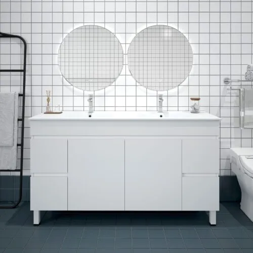 BIANCA 1500mm PVC Freestanding Vanity