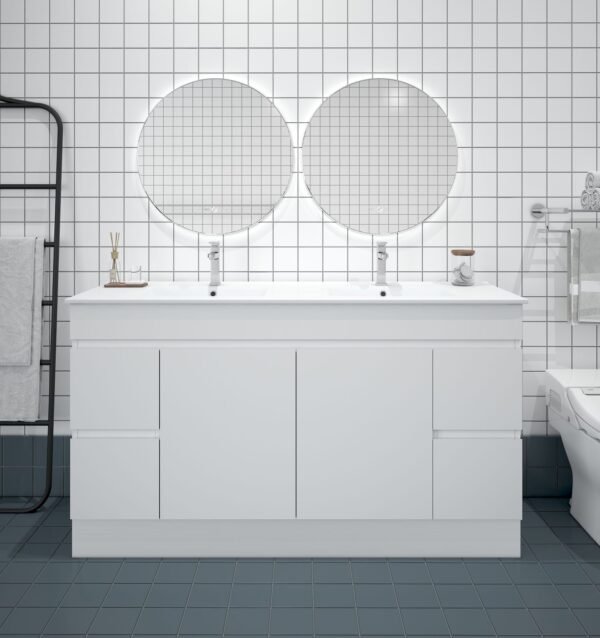 BIANCA 1500mm PVC Freestanding Vanity - Image 3