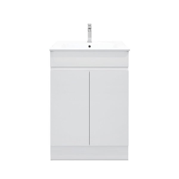 BIANCA 600mm PVC Slim Freestanding Vanity - Image 4