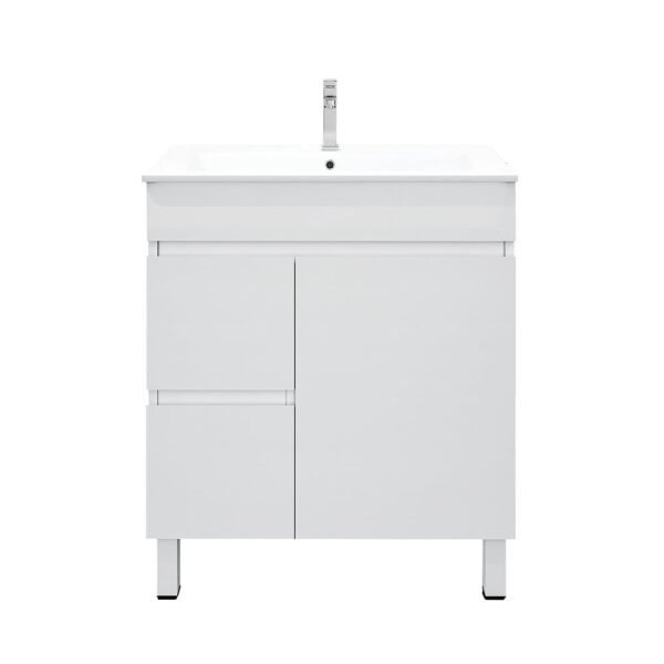 BIANCA 750mm PVC Freestanding Vanity (LHD) - Image 2