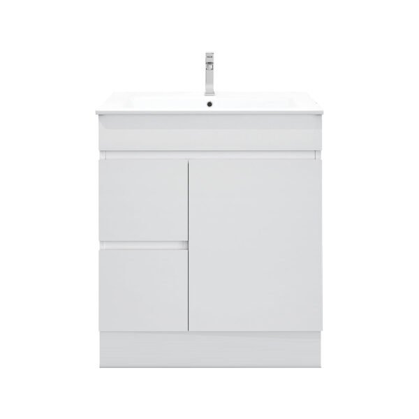 BIANCA 750mm PVC Freestanding Vanity (LHD) - Image 4