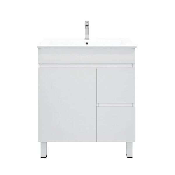 BIANCA 750mm PVC Freestanding Vanity (RHD) - Image 2