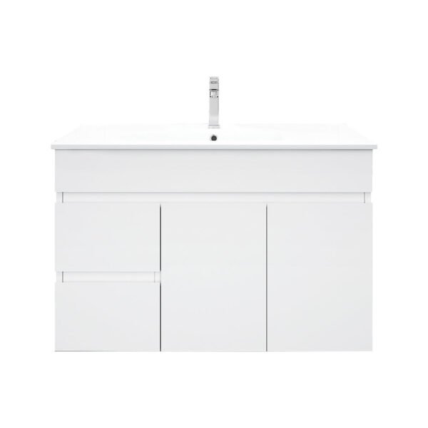 BIANCA 900mm PVC Wall-Hung Vanity (LHD) - Image 2