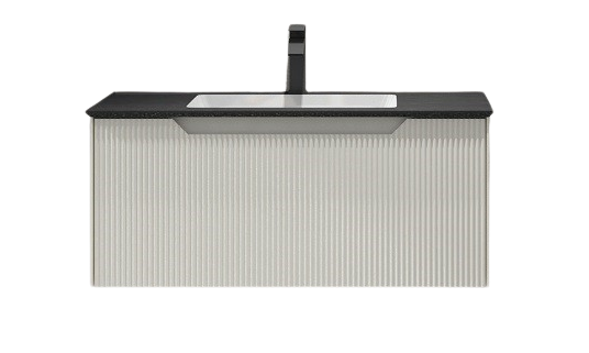Hera 900mm Wall Hung Vanity Matt White