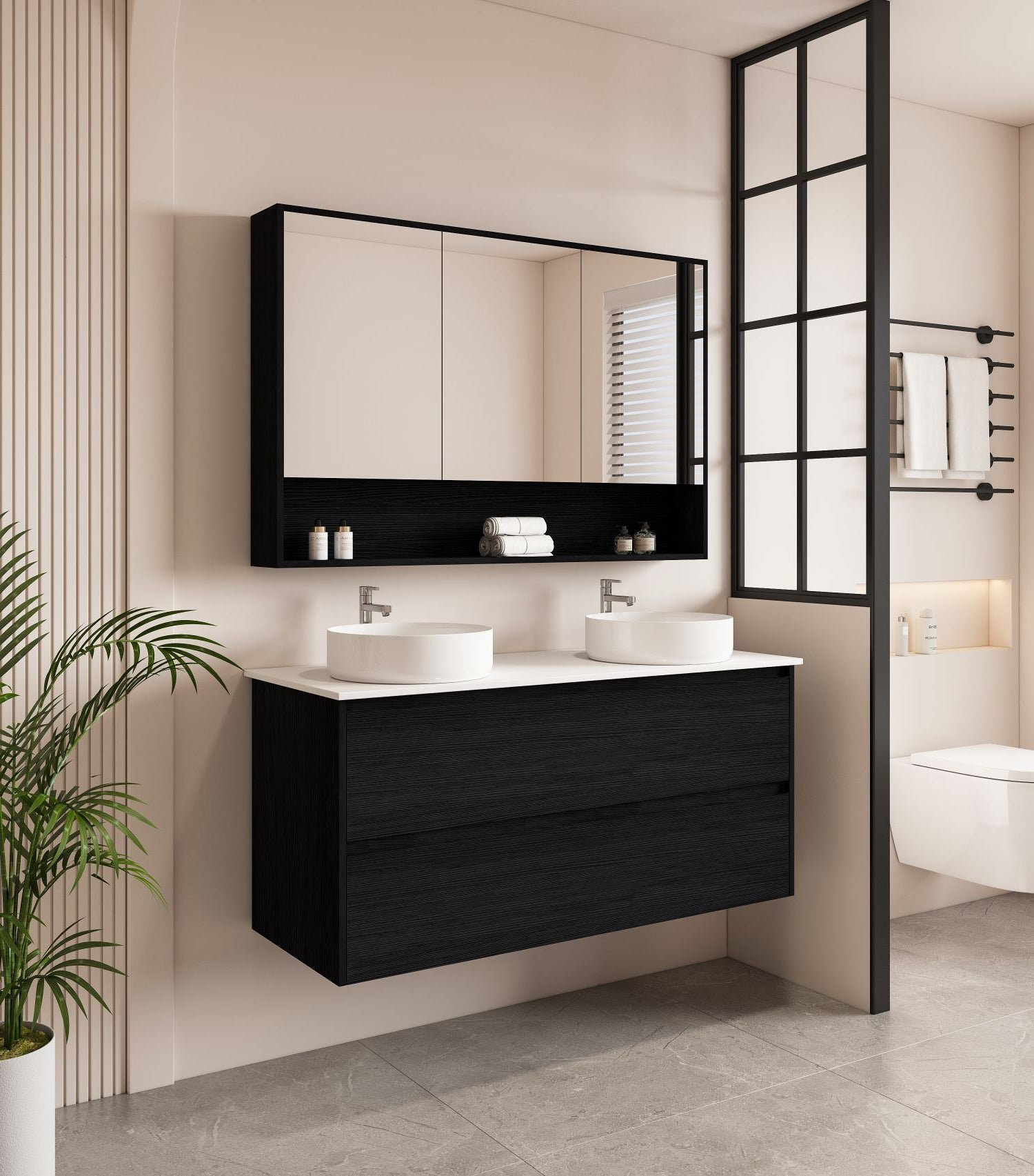 HERA 1200mm Wall-Hung Vanity - Tas Oak - Image 8