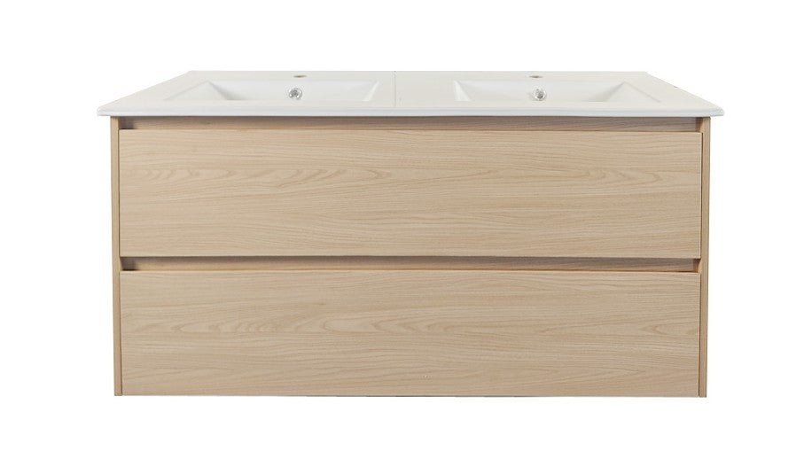 HERA 1200mm Wall-Hung Vanity - Tas Oak - Image 4