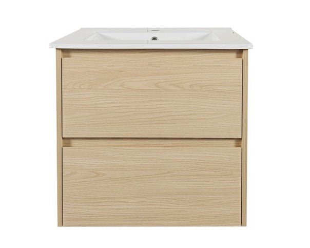 HERA 600mm Wall-Hung Vanity - Tas Oak - Image 4