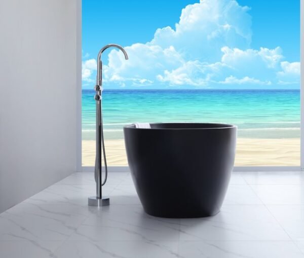 Stella Free Standing Bathtub Matte Black - Image 3