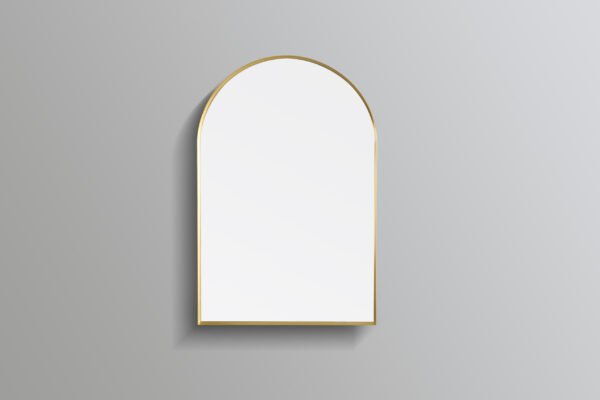 Oliva Arch Yellow Gold Frame Mirror