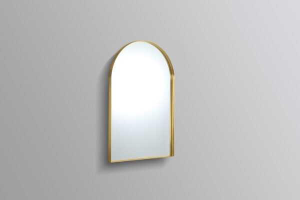 Oliva Arch Yellow Gold Frame Mirror - Image 2