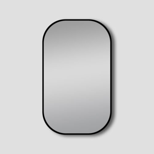 Framed Mirror Matte Brushed Black