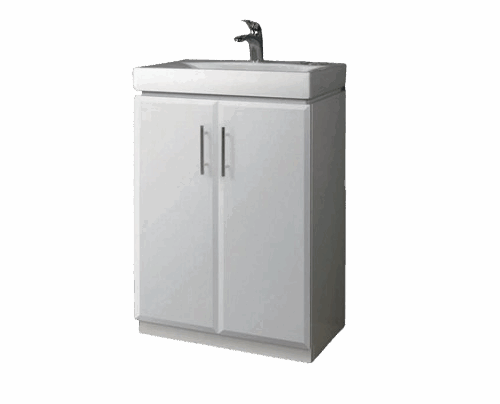 Powder Room Slim 600mm Vanity CERAMIC TOP