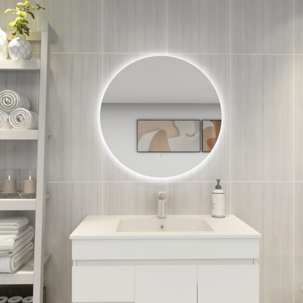 Oval LED Backlit Mirror