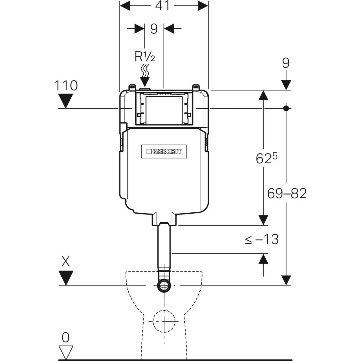 Geberit Sigma8 Concealed Cistern - Image 3