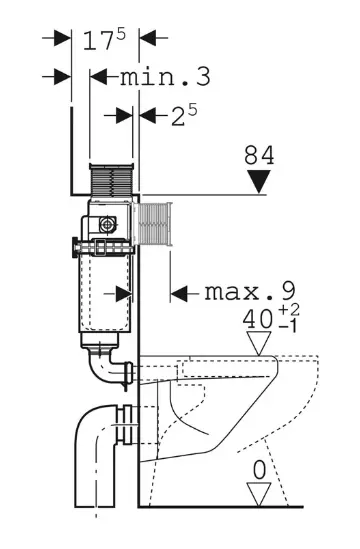Geberit Kappa In-wall Cistern - Image 4