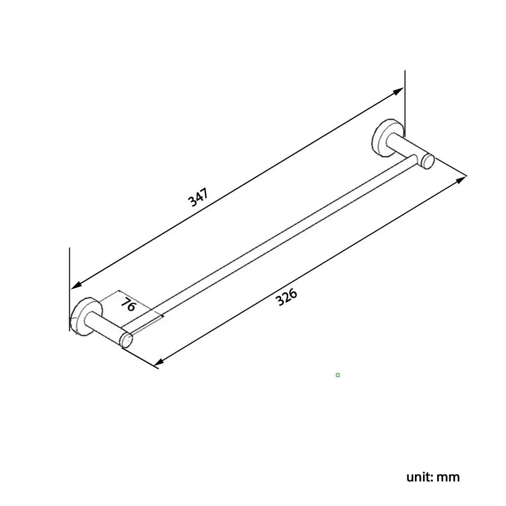 Pentro Hand Towel Rail 300mm - Image 12