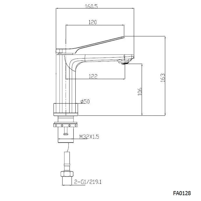 Rushy Series Basin Mixer - Image 6