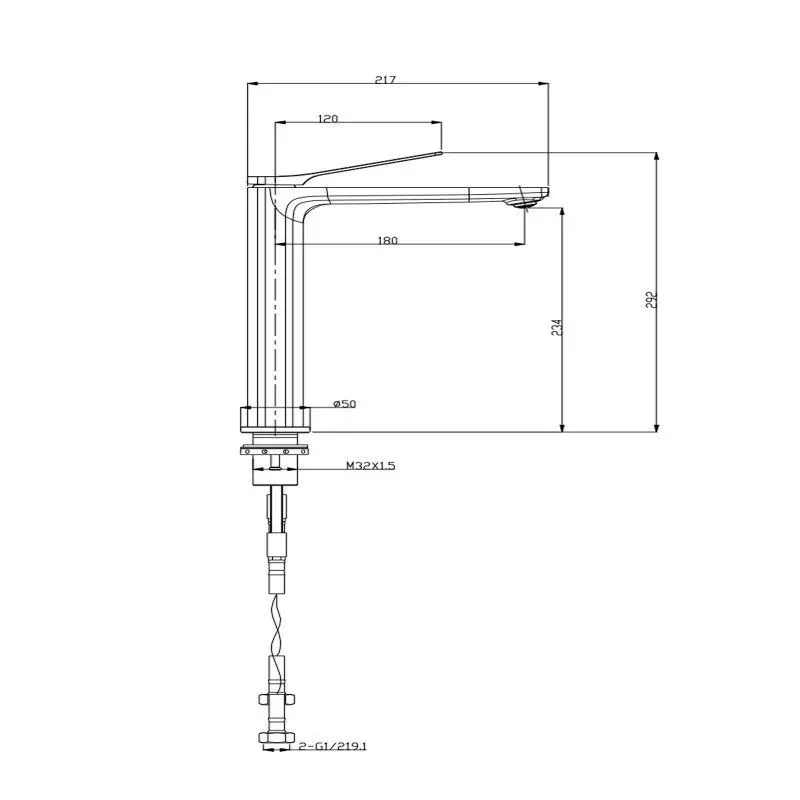 Rushy Series Tall Basin Mixer - Image 7