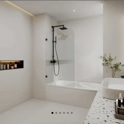 Fixed Bathtub Screen