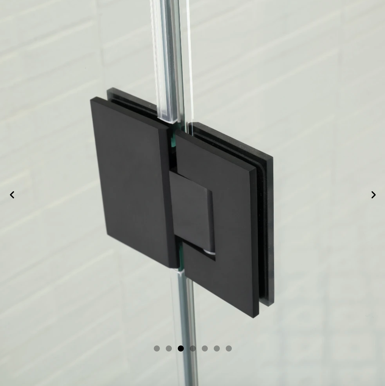 Frameless Pivot Door (Glass to Glass Hinge) 3 Panels Wall to Wall - Image 3