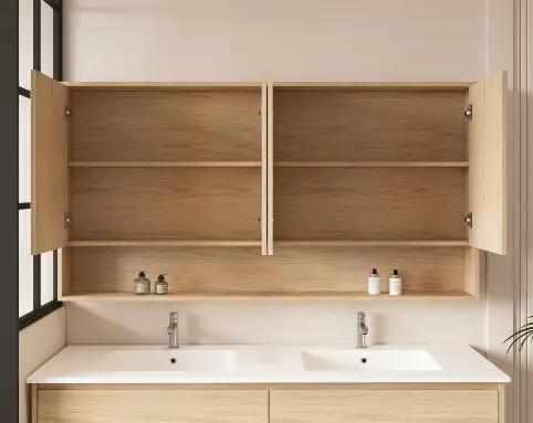 Hera 1500mm Shaving Cabinet - Image 4
