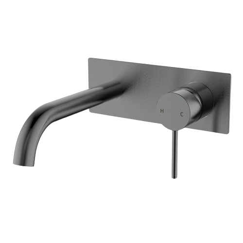 Hali Wall Mixer with Curved Outlet - Image 2