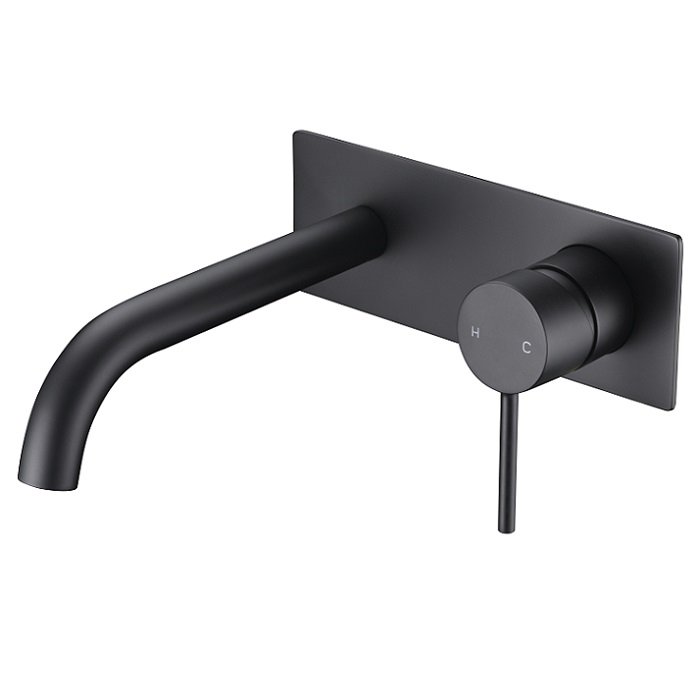 Hali Wall Mixer with Curved Outlet - Image 5