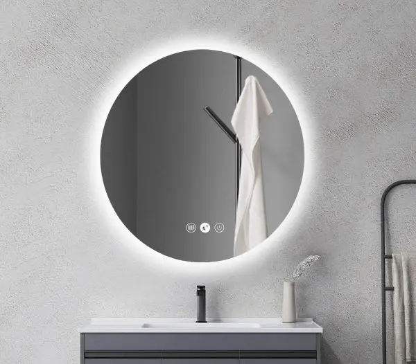 Luna LED Round Mirror 900mm - Image 2
