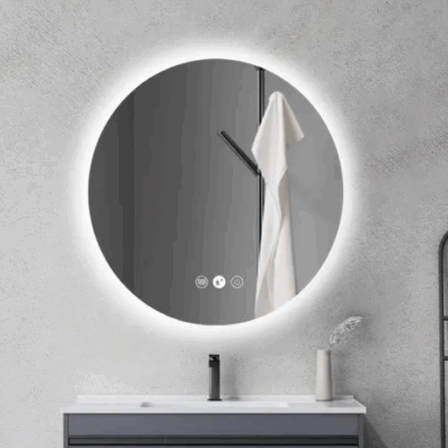 Luna LED Round Mirror 750mm