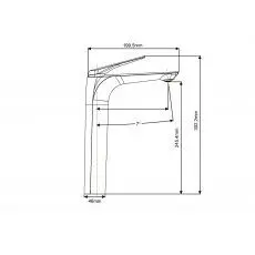 AU Series Tall Basin Mixer - Image 3