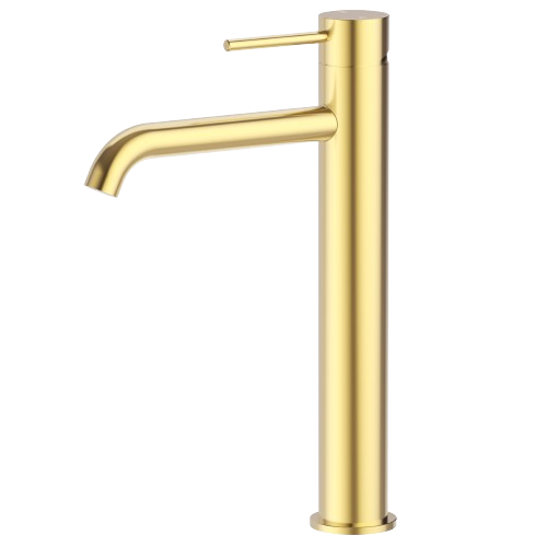 Otus Slimline High Rise Basin Mixer - Curved Outlet - Image 4