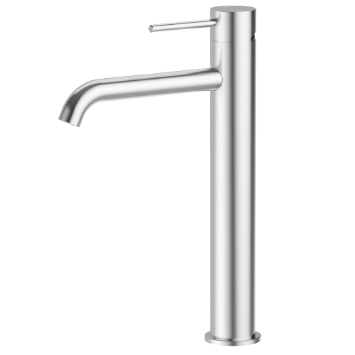 Otus Slimline High Rise Basin Mixer - Curved Outlet - Image 3