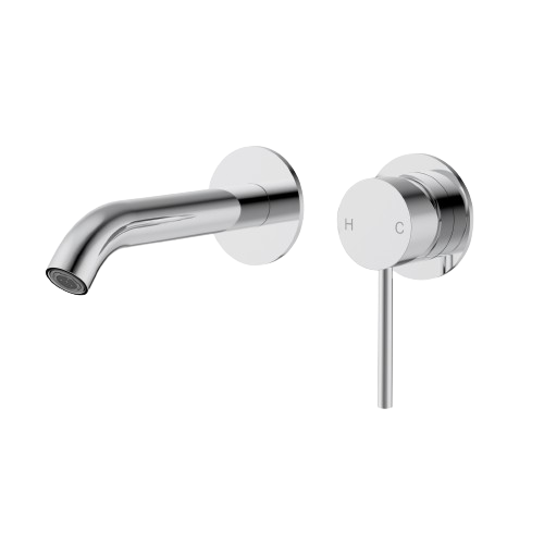 Otus Slimline Wall Mixer W Outlet Trim Kit-Seperate Backplates - Image 3