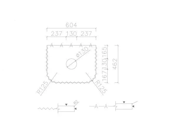 Rome Fluted 600mm Wall Hung Cabinet with White Quartz stone top - Image 5