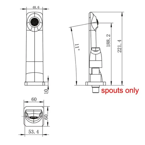 Esperia Bath Spout - Image 8