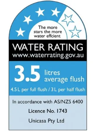 Moi Back To Wall Toilet Suite ***BOTTOM INLET ONLY Left or Right*** - Image 5