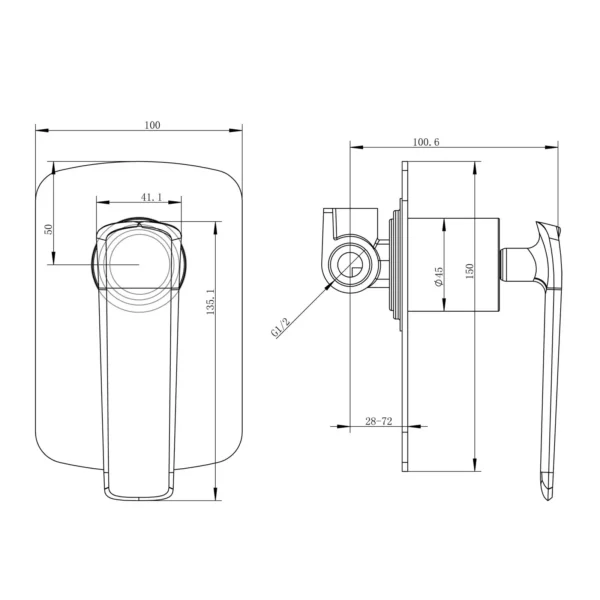 Esperia Wall Mixer - Image 13